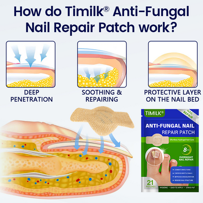 Timilk® Anti-Fungal Nail Repair Patch