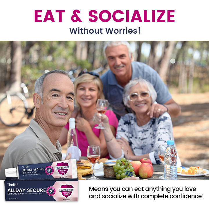 Timilk® AllDay Secure Denture Bond (A)